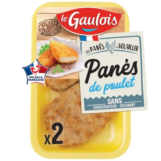 Panés de poulet