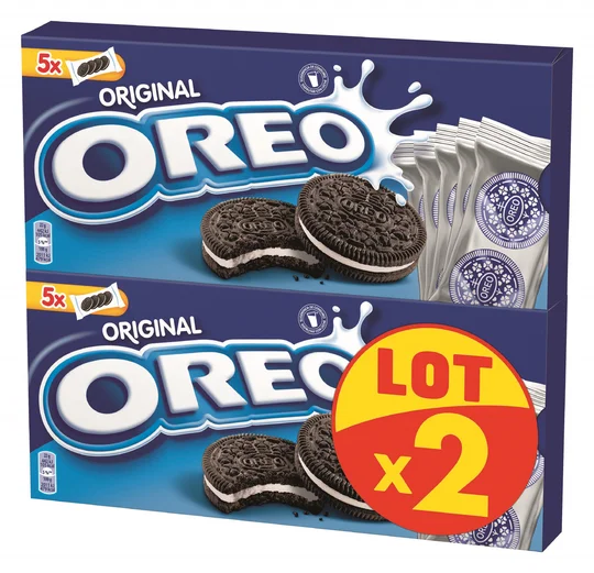 Biscuits cacaotés fourrés vanille