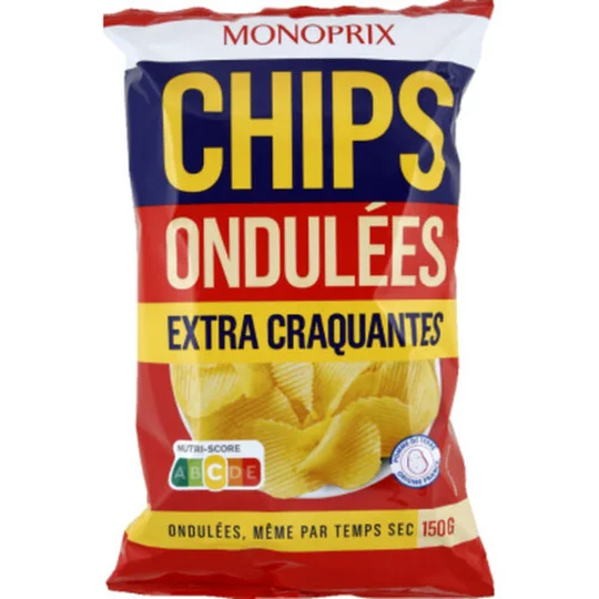 Chips ondulées extra craquantes