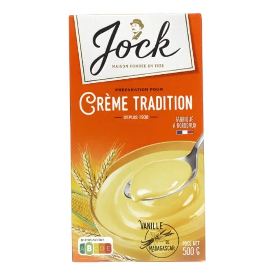 Préparation dessert crèmes vanille