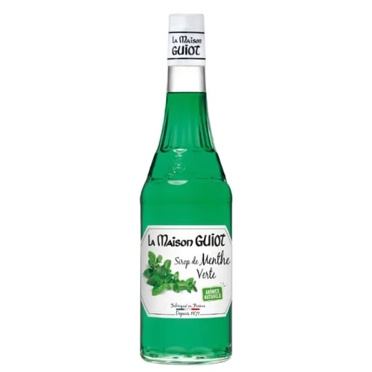 Sirop menthe verte