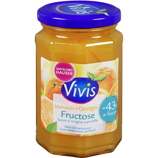 Marmelade d'orange au fructose