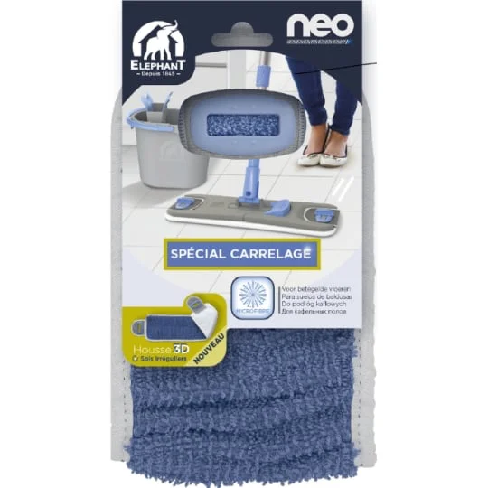 Serpillière housse microfibre Neo spécial carrelage