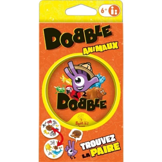 Jeu de cartes Dobble animaux ZYGO MATIC