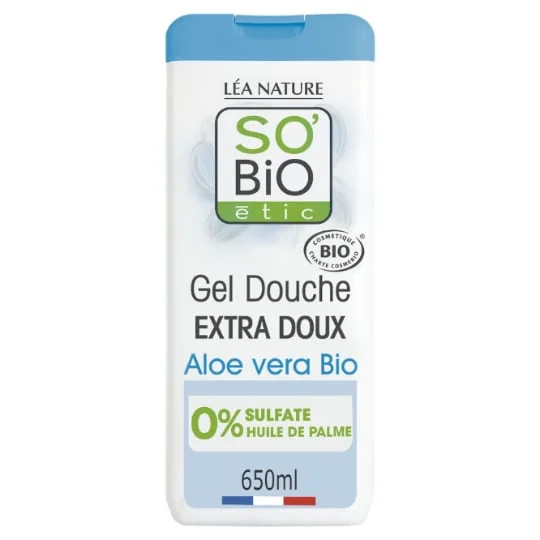 Gel Douche Extra Doux au Gel d'Aloe Vera Bio