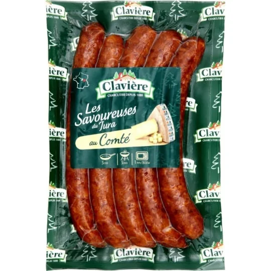 Saucisses au comté
