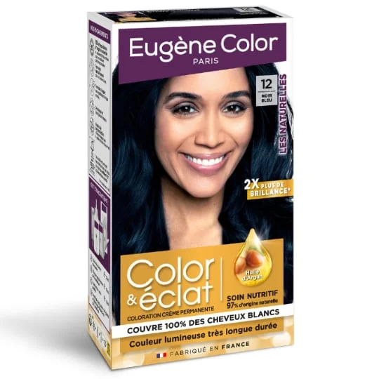 Coloration Permanente N°12 Noir bleu