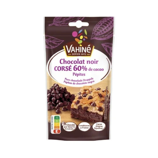 Pépites chocolat noir corsé