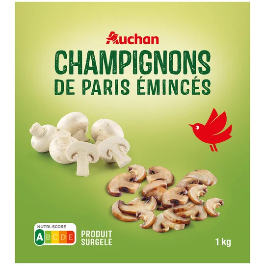Champignons de Paris émincés