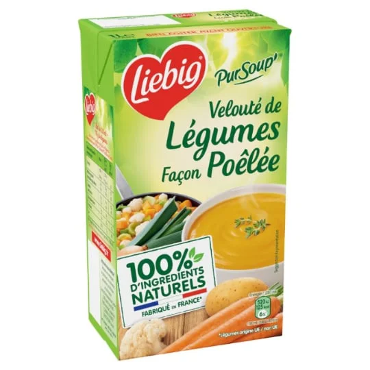 Soupe légumes façon poêlée