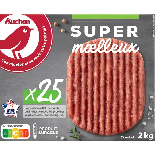 Hachés super moelleux 15% MG