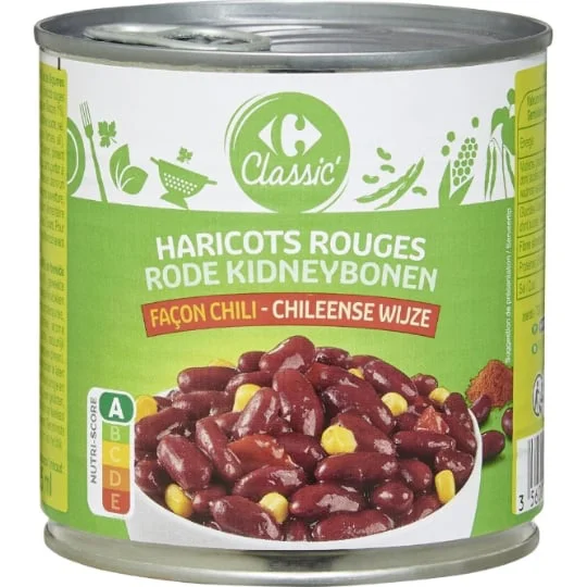 Haricots rouges façon chili