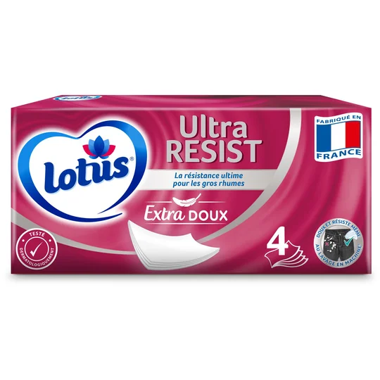 Mouchoirs Ultra Blanc boîte - x72