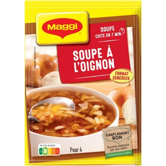 Soupe déshydratée à l'oignon