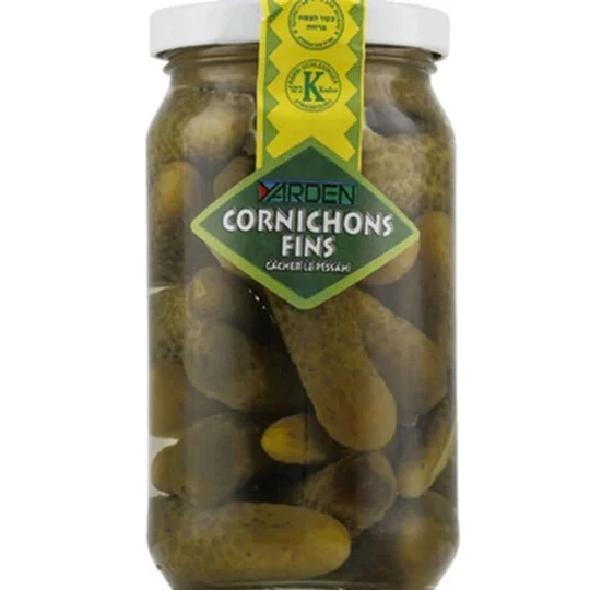 Cornichons fins au vinaigre cacher