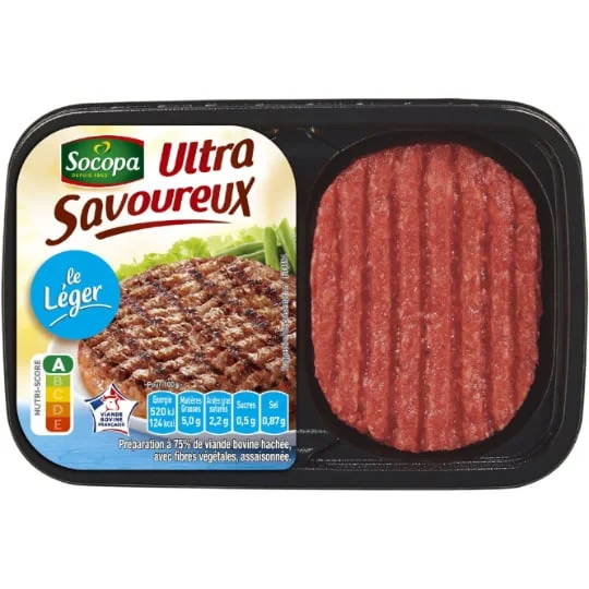 Steaks hachés ultra savoureux 5% MG