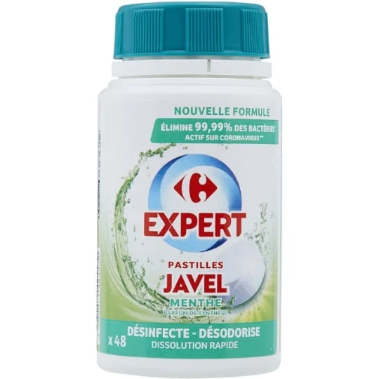 Pastilles javel menthe