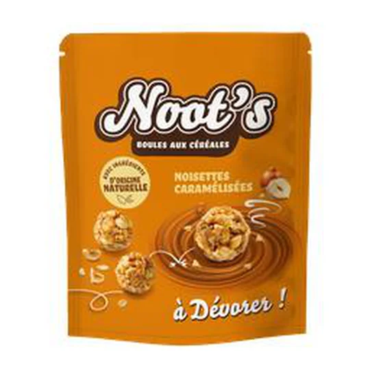 Boules aux céréales noisettes caramélisées