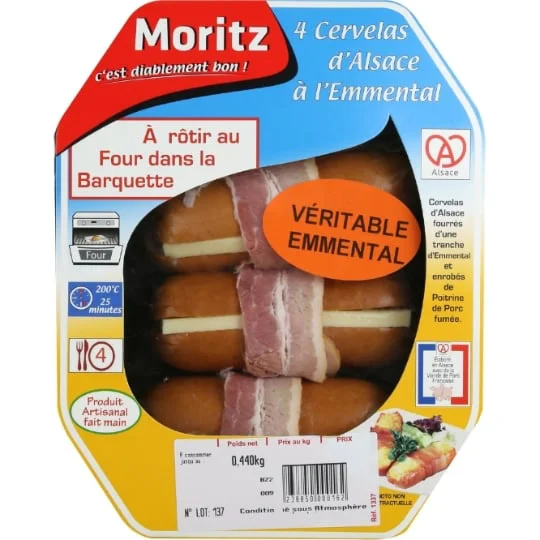 Cervelas d'Alsace à l'emmental