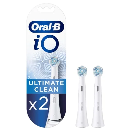 Brosse à dents Lot de 2 brossettes iO Ultimate Clean - Blanc
