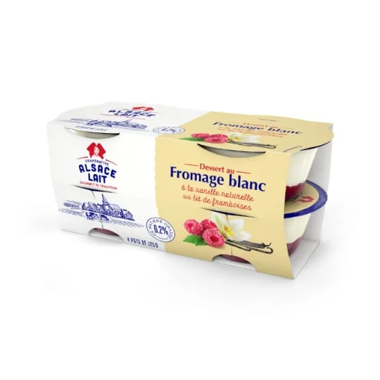 Fromage blanc Vanille framboise