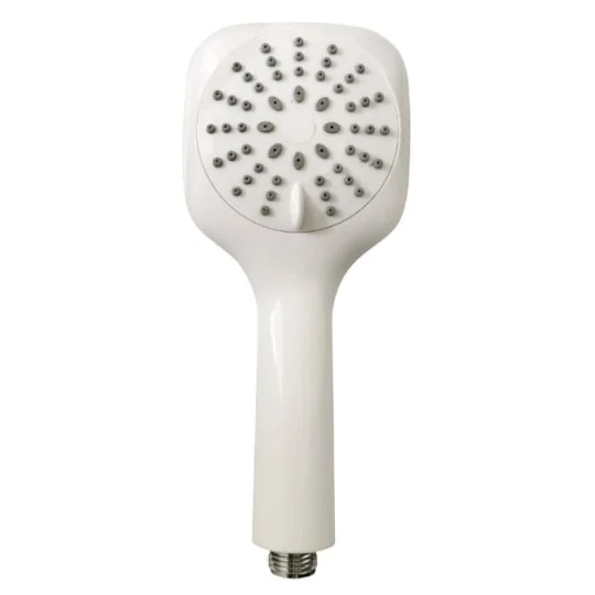 Douchette 3 jets carré blanc