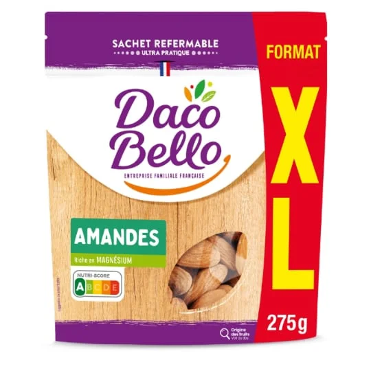 Amandes décortiquées format familial