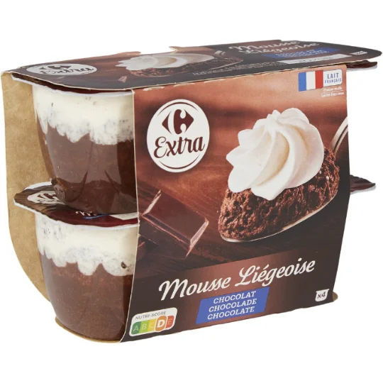 Mousse liégeoise au chocolat