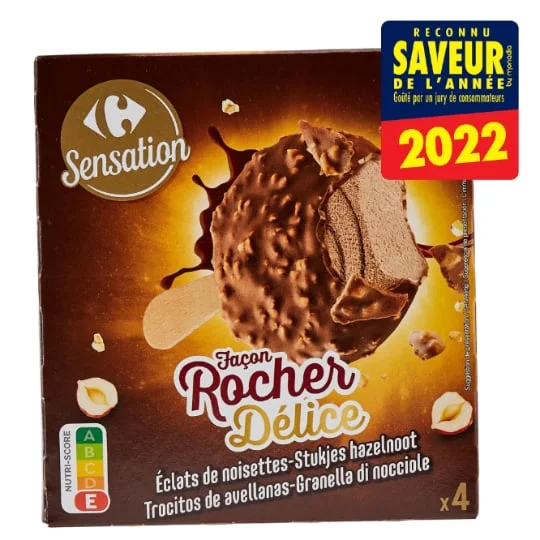 Glaces façon Rocher Délice
