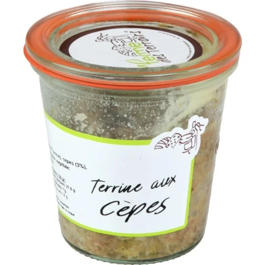 Pâté terrine aux cèpes