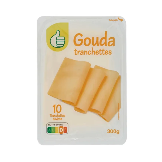 Gouda en tranche