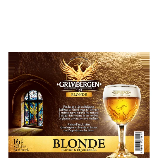 Bière blonde d'Abbaye
