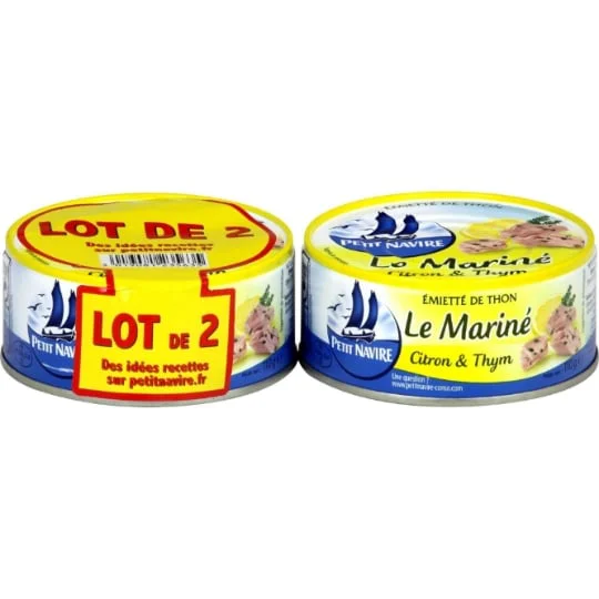 Miettes de thon citron & thym