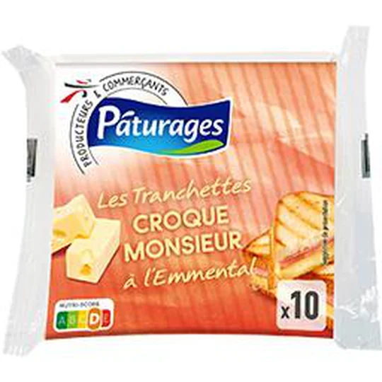 Les Tranchettes Croque Monsieur à l'emmental