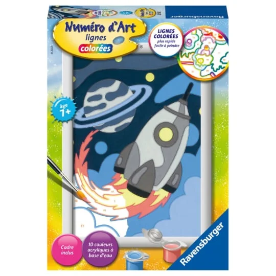 Kit de peinture Numéro d'Art petit format - modèle aléatoire
