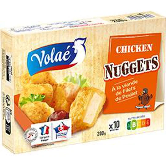 Nuggets à la viande de filets de poulet