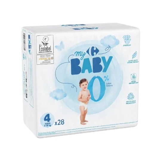 Couches taille 4 maxi : 7-18 kg