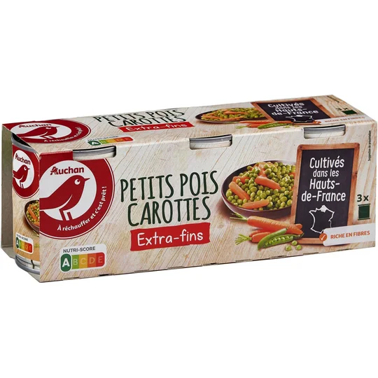 Petits pois carottes extra-fins