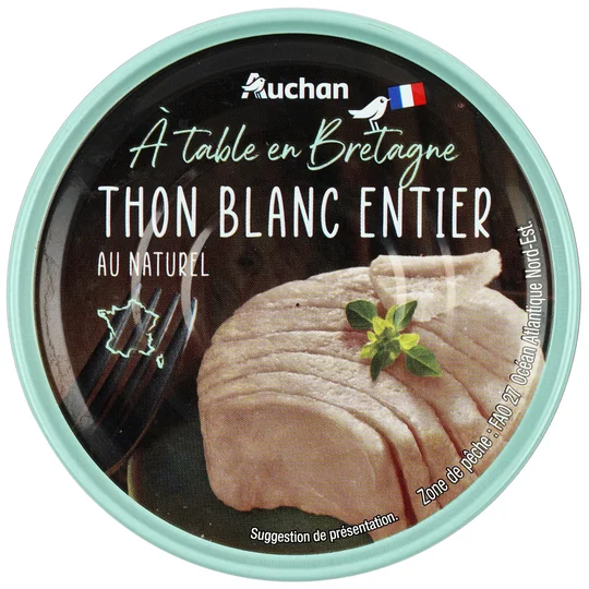 Thon blanc entier au naturel