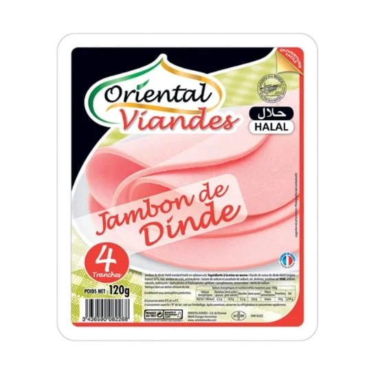 Jambon de dinde Halal