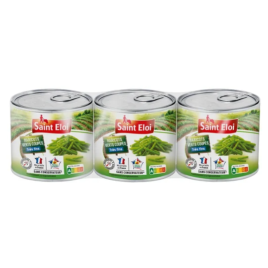 Haricots verts coupés très fins