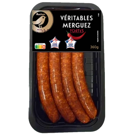 Véritables merguez fortes