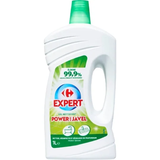 Gel nettoyant avec javel