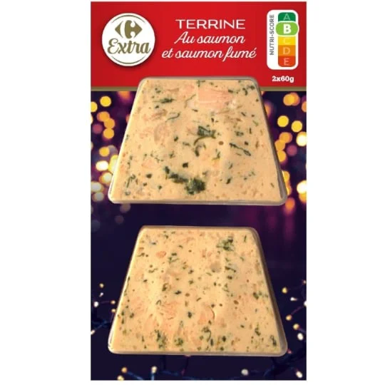 Terrine saumon et saumon fumé