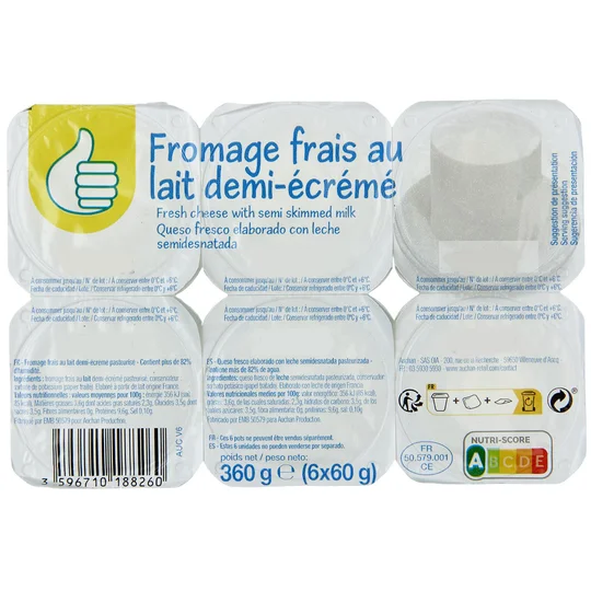 Petit fromage frais nature