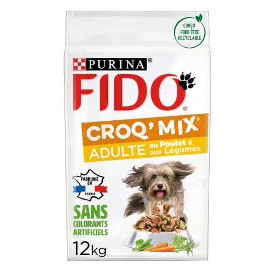 Croquettes pour chien adulte poulet & légumes