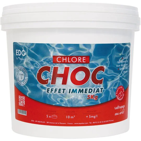 Chlore Choc pastilles - Seau