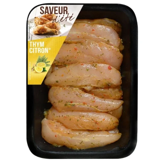 Aiguilette de poulet thym citron