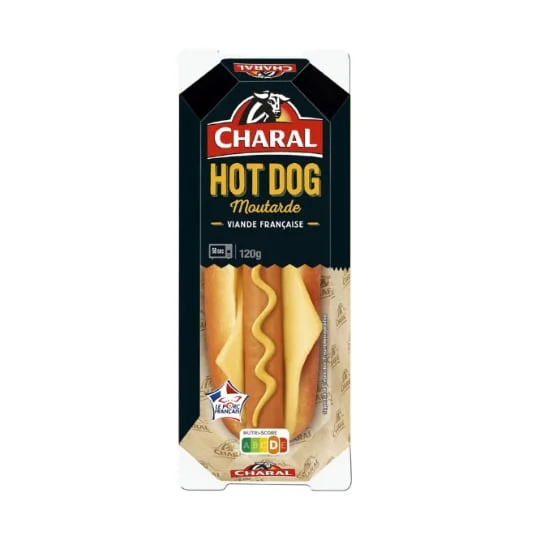 Hot dog moutarde