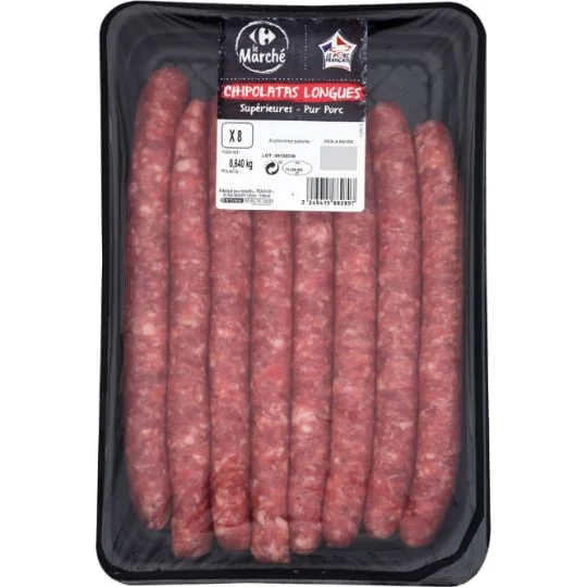 Chipolatas longues supérieures